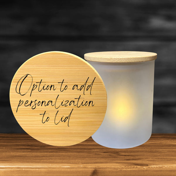 When you Miss Me Have no Fear Candle Jar with Tea Light