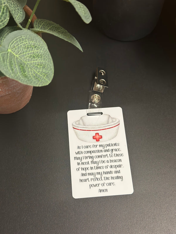 Nurses Prayer Badge