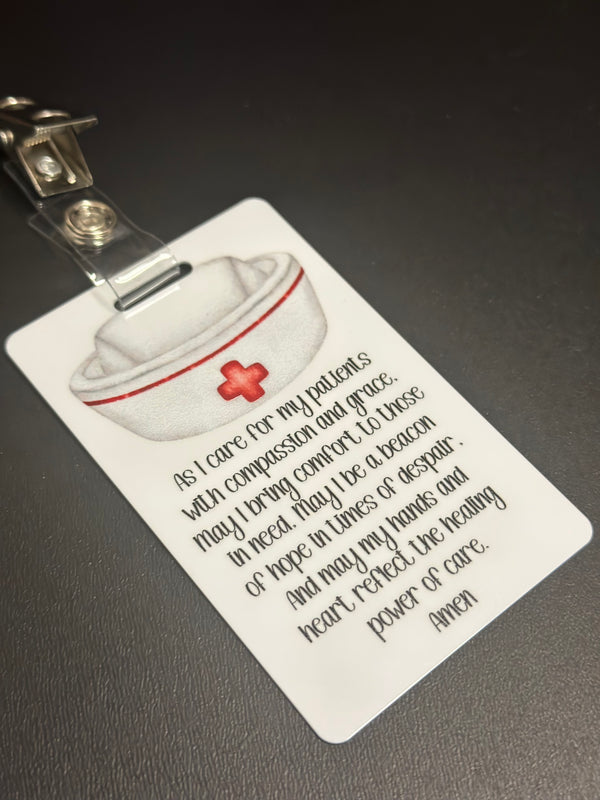 Nurses Prayer Badge