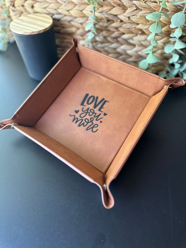 Love You More Valet Catchall Tray