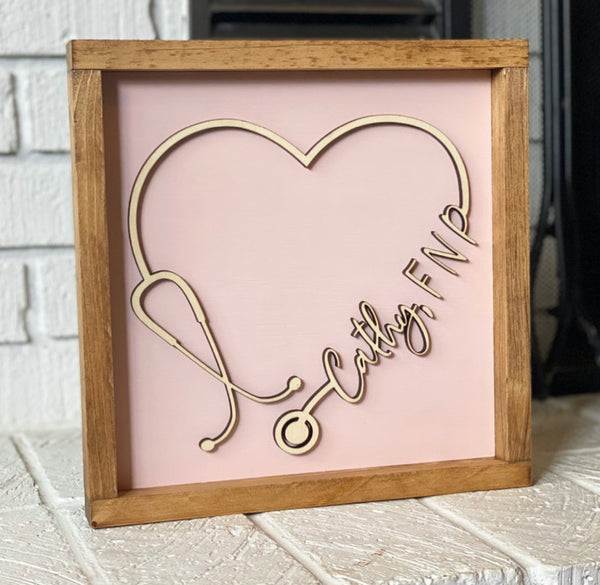 Personalized Nurse Sign