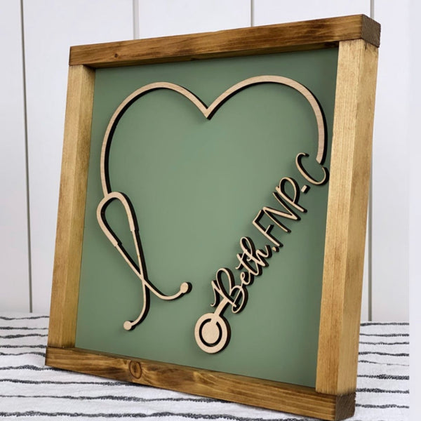 Personalized Nurse Sign