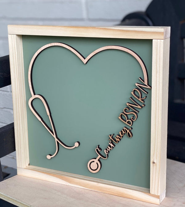 Personalized Nurse Sign