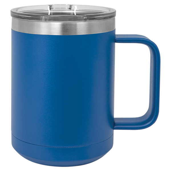 Custom 15 oz. Coffee Mug w/slider Lid