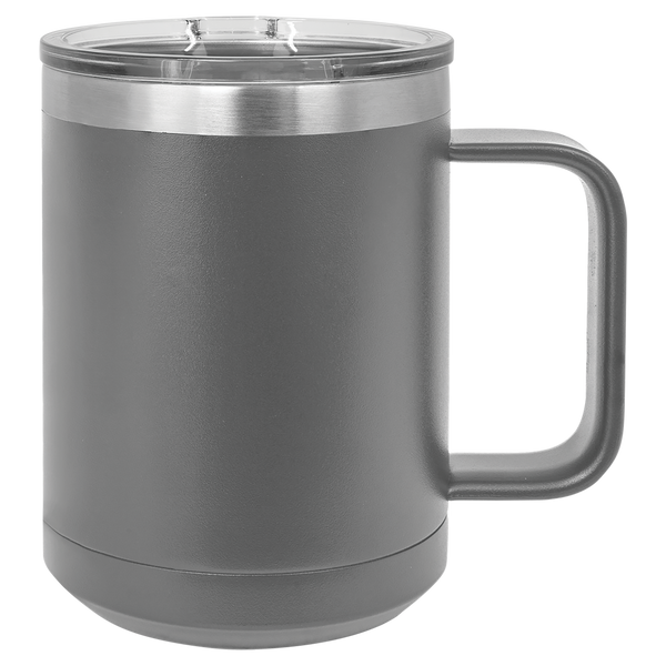 Custom 15 oz. Coffee Mug w/slider Lid