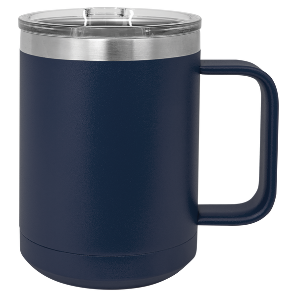 Blank 15 oz. Coffee Mug w/slider Lid