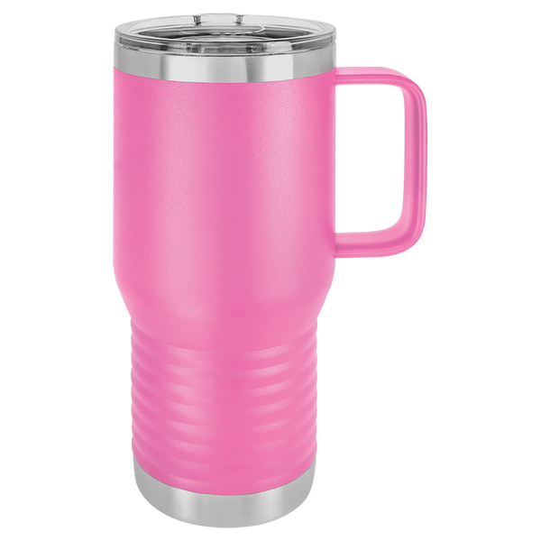 Monogram 20 oz Travel Mug w/slider Lid