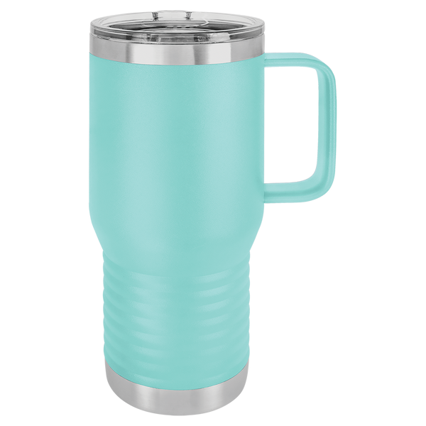 Monogram 20 oz Travel Mug w/slider Lid