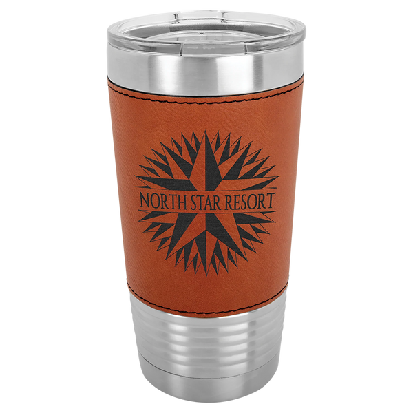 Your Logo Leatherette Tumbler