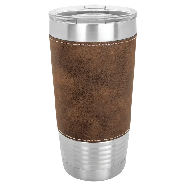 Hot Stuff Coming Through Leatherette Tumbler