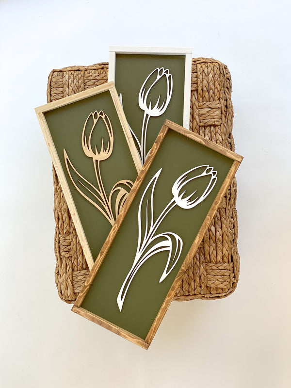 Spring Tulip Sign