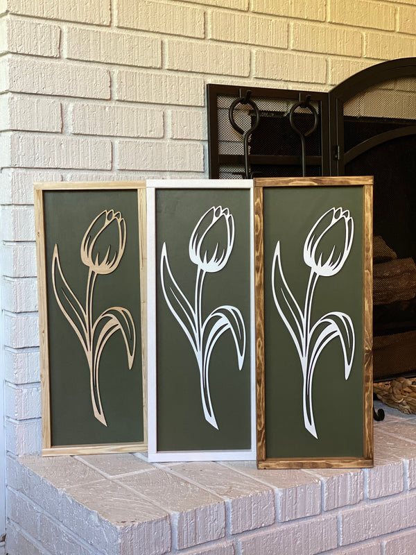 Spring Tulip Sign