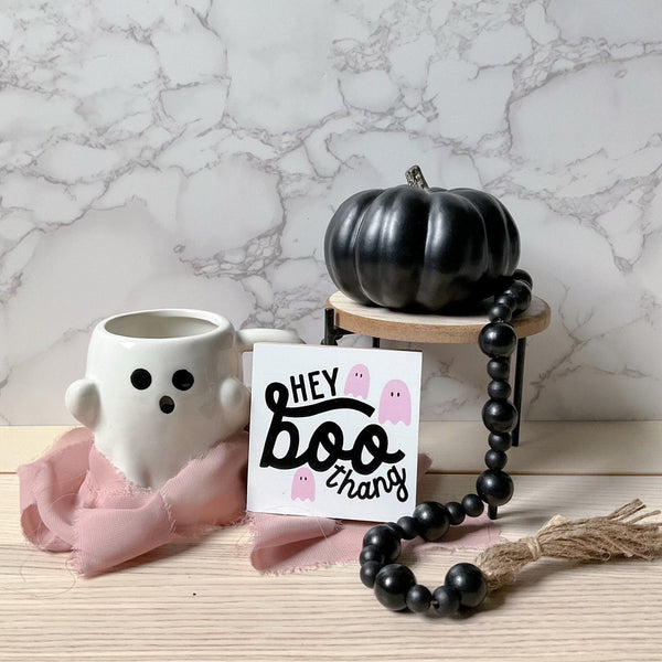 BOHO Halloween Sign Mini Printed Signs